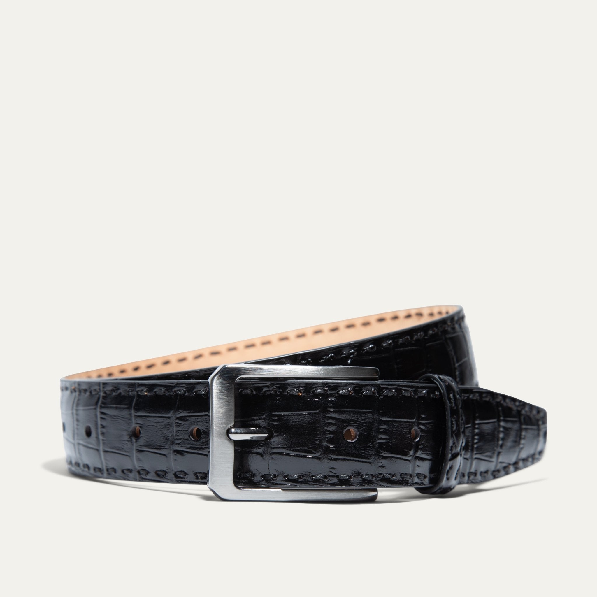 Croco Belt - Will Leather Goods